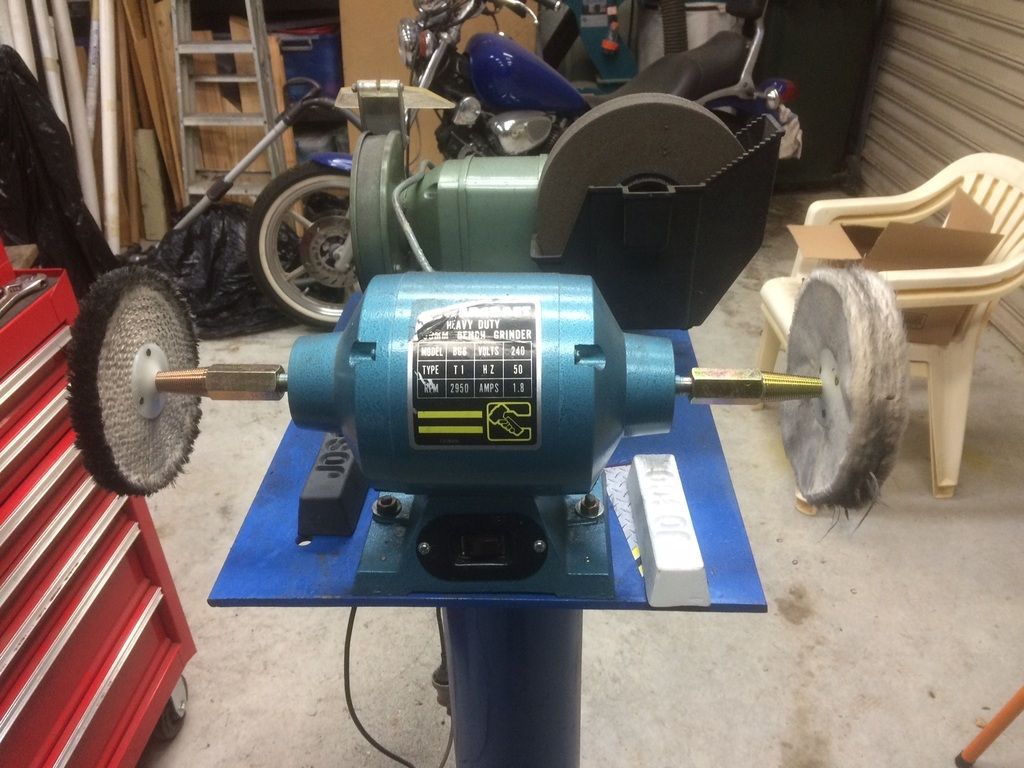 Bench Grinder Polishing Wheel Bunnings aumaren